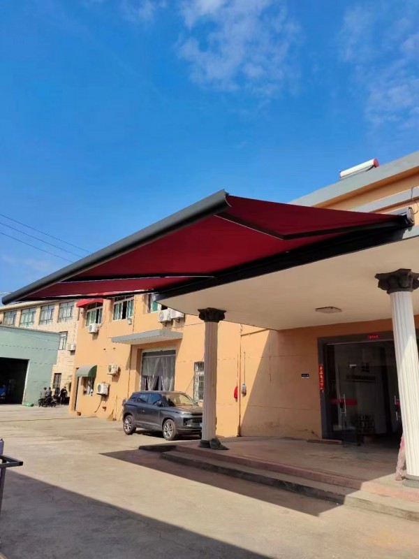 全盒电动伸缩蓬