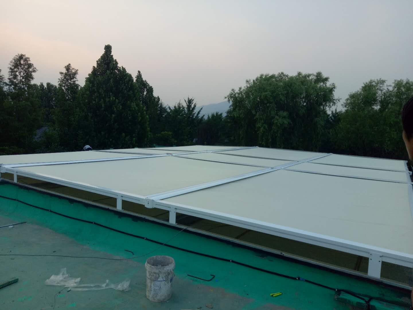 自在香山天幕棚项目s