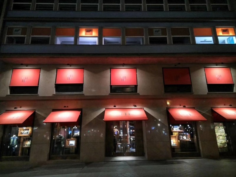 房山奥特莱斯固定遮阳棚