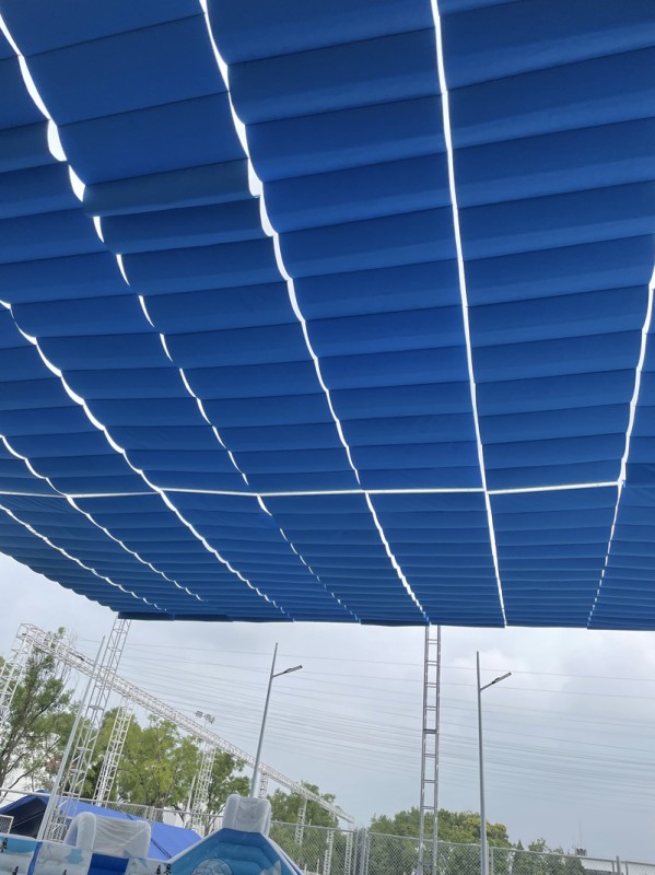 幼儿园户外电动天棚